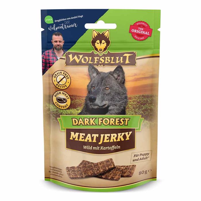 Wolfsblut Dark Forest Meat Jerky Godbidder med Vildt 80g