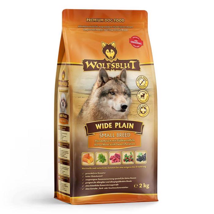 Wolfsblut Hundefoder Til Den Voksne Hund Wide Plain Small Breed med Hest 2 Kg.