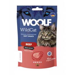 Woolf Wildcat Semi Moist Kattegodbidder med Okse 50g