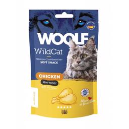 Woolf Wildcat Semi Moist Kattegodbidder med Kylling 50g